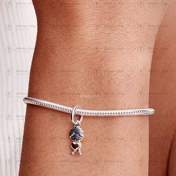 Pandora Happy Boy Dangle Charm - Picture 4 of 5